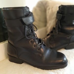 Cruiserworks Size 8.5 Defender Black Leather  Motocycle Boots